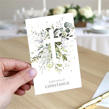 Signet confirmation souffle portrait - Mise en situation