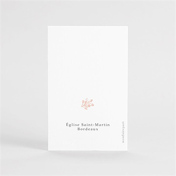 Signet confirmation ma foi portrait - Dos du signet