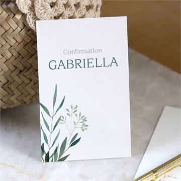 Carte recto-verso - portrait