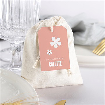 Pochon baptême charité - Mise en situation