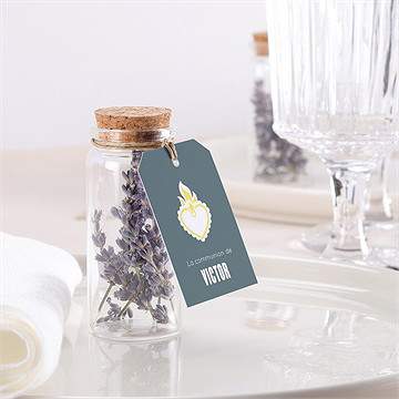 Mignonette communion protection étiquette - Mise en situation