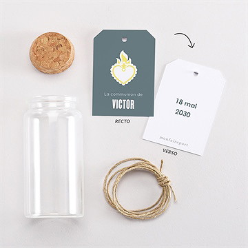 Mignonette communion protection étiquette - Vue d'ensemble