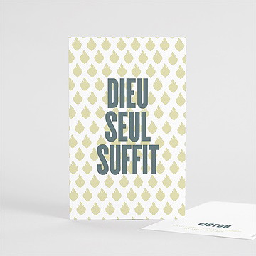 Signet communion protection portrait - Devant du signet