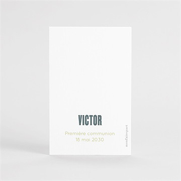 Signet communion protection portrait - Dos du signet