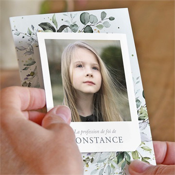 Carte recto-verso - portrait