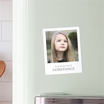 Faire-part profession de foi affirmation duo - Mise en situation