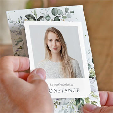 Carte recto-verso - portrait