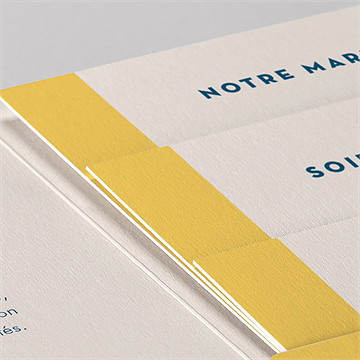 Faire-part mariage amour d'été - Détail du faire-part