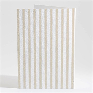 Livret de messe baptême ours en rayures - Dos du livret