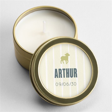 Bougie communion agneau