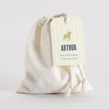 Pochon communion agneau