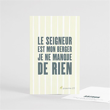 Signet communion agneau - Devant du signet