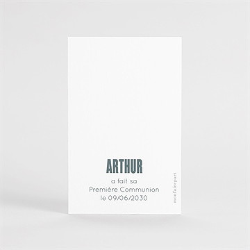 Signet communion agneau - Dos du signet