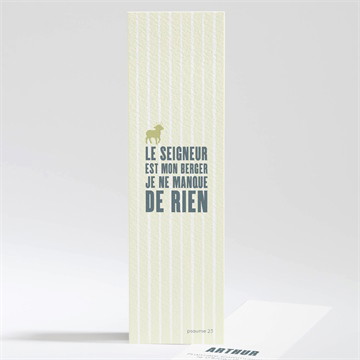 Marque-page recto-verso