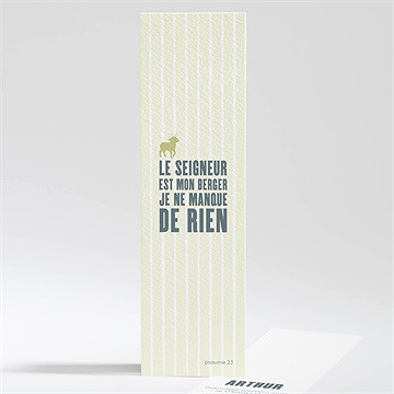 Signet communion agneau marque-page