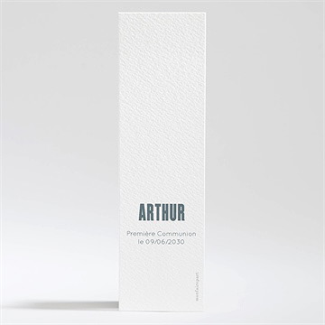 Signet communion agneau marque-page - Dos du signet
