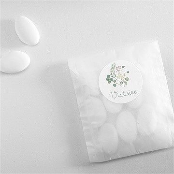 Sticker profession de foi croix nature - Mise en situation