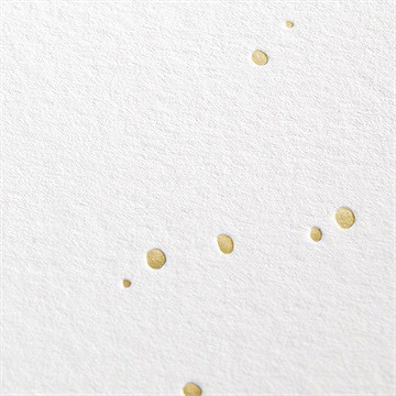 Faire-part confirmation vierge personnalisable rond - Détail du faire-part