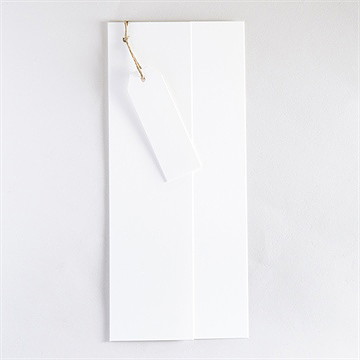 Faire-part confirmation vierge superposé - Faire-part assemblé