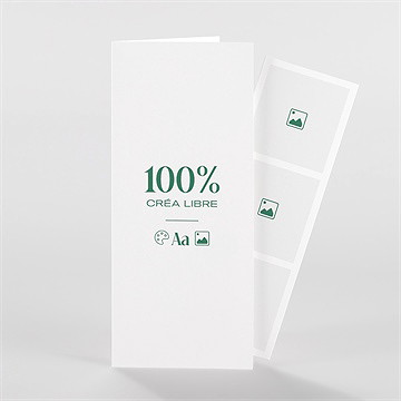 Faire-part confirmation personnalisable photomaton