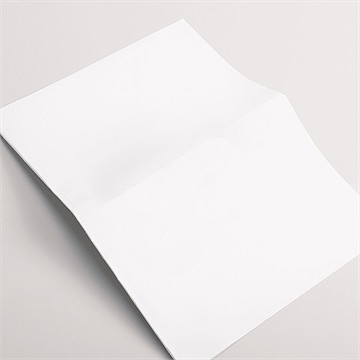 Faire-part mariage créa vierge gazette - Devant du faire-part