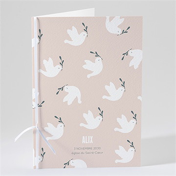 Livret de messe communion vol de colombes