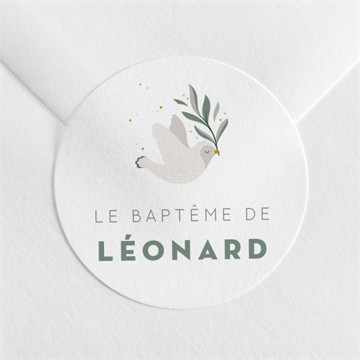 Sticker baptême petite église