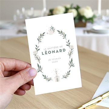 Signet baptême petite église - Mise en situation