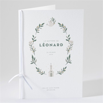 Livret de messe baptême petite église