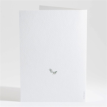 Livret de messe baptême petite église - Dos du livret