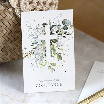 Signet profession de foi affirmation portrait - Mise en situation