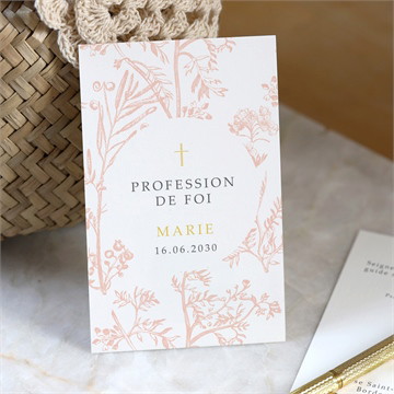 Carte recto-verso - portrait