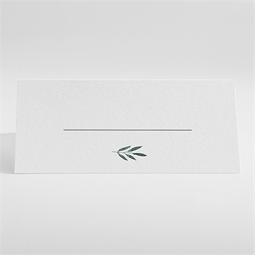 Marque-place profession de foi valeurs - Dos du marque-place