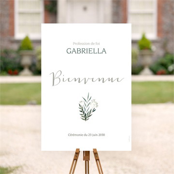 Panneau bienvenue profession-de-foi valeurs