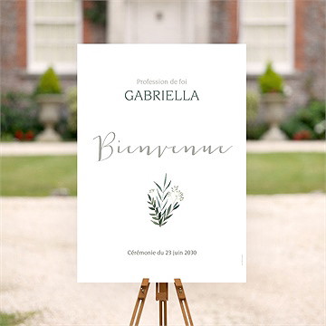 Panneau bienvenue profession-de-foi valeurs