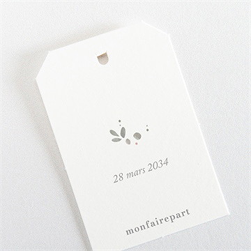 Etiquette profession de foi equilibre - Dos de l'étiquette