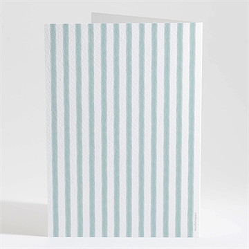 Livret de messe baptême colombe et rayures - Dos du livret