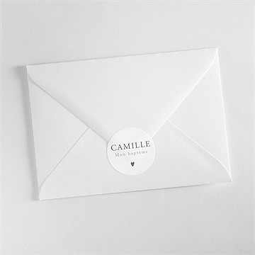 Sticker baptême photomaton pictos - Mise en situation