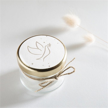 Sticker baptême envolée minimaliste