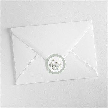 Sticker baptême cierges