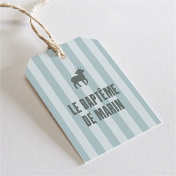 Etiquette baptême mon berger