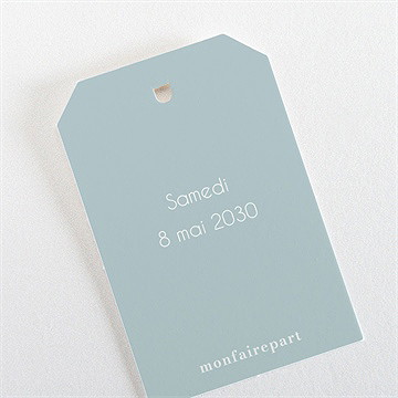 Etiquette baptême mon berger - Dos de l'étiquette