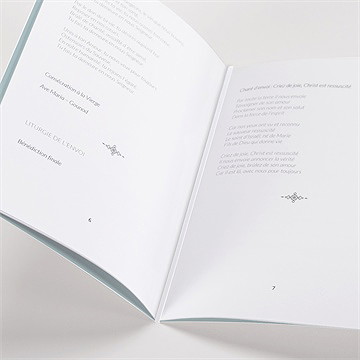 Livret de messe baptême mon berger - Mise en situation