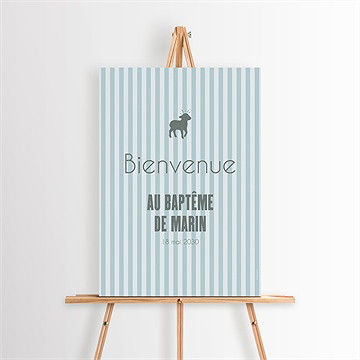 Panneau bienvenue mon berger - Mise en situation