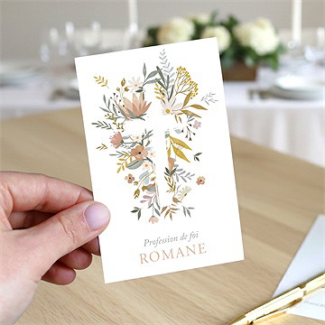 Signet profession de foi force portrait - Mise en situation