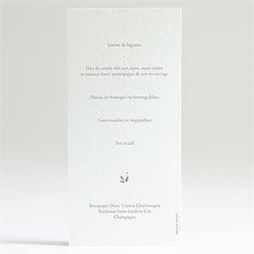 Menu profession-de-foi equilibre - Dos du menu