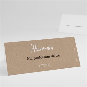 Marque-place profession de foi entre nous tous