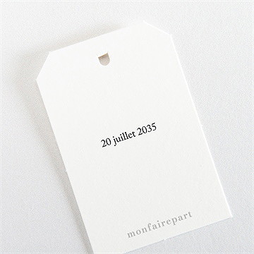 Etiquette profession de foi entre nous tous - Dos de l'étiquette