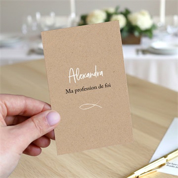 Carte recto-verso - portrait