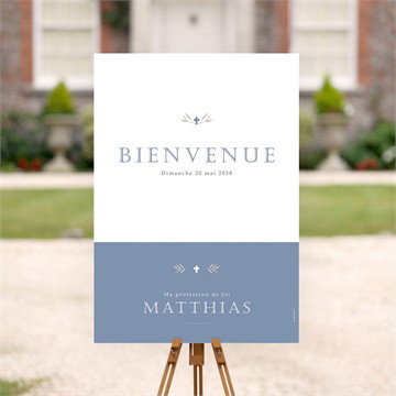 Panneau bienvenue profession-de-foi fondamental